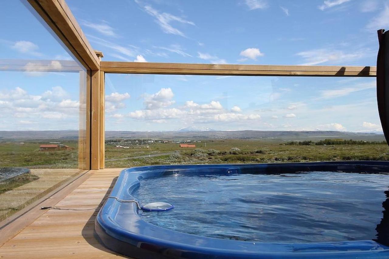 Blue View Cabin 3A With Private Hot Tub Reykholt  Dış mekan fotoğraf